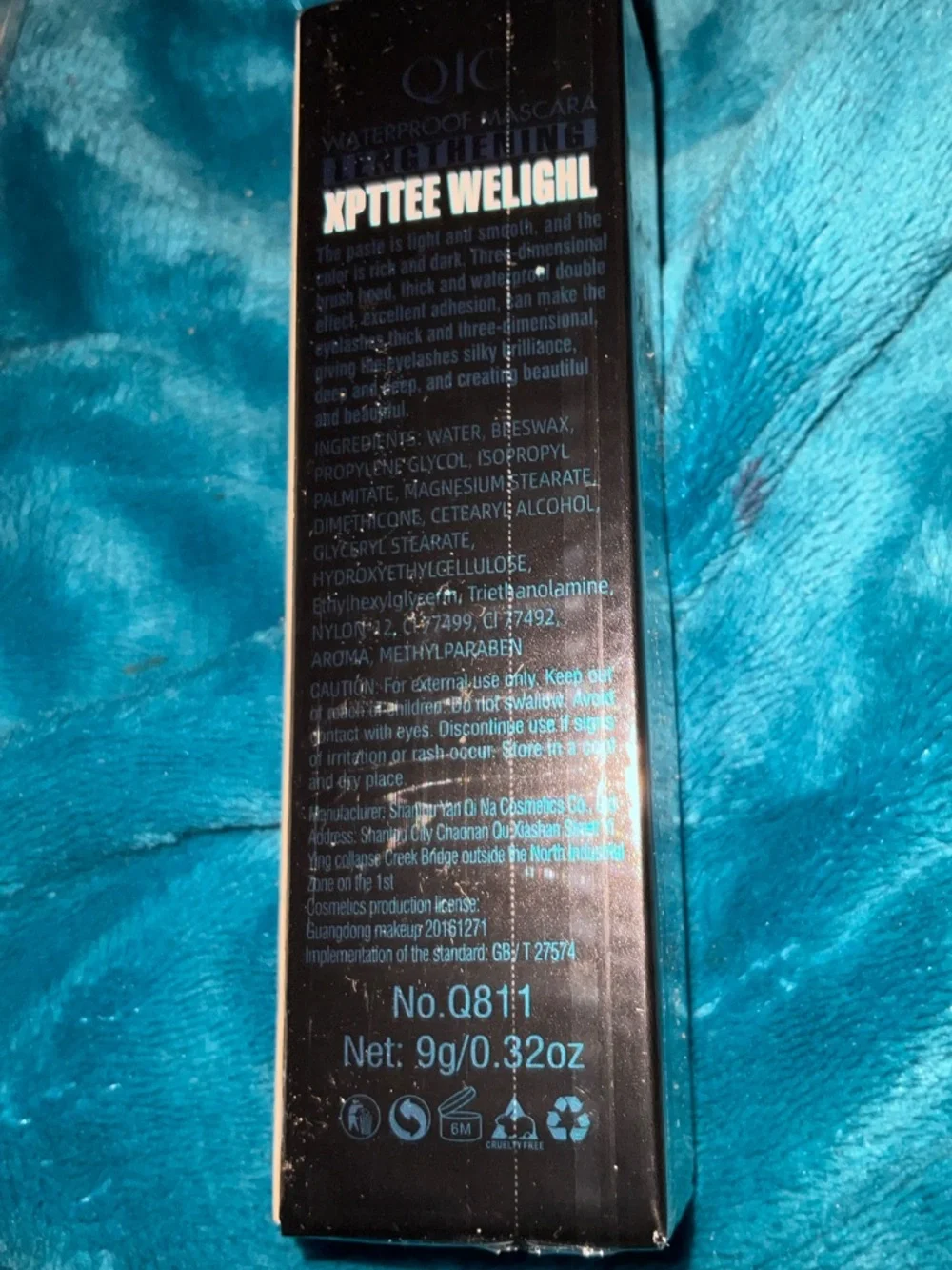 4D Mascara Black Lengthening Seduce XPTTEE WELIGHL LONG ROLL Waterproof 24hr NW